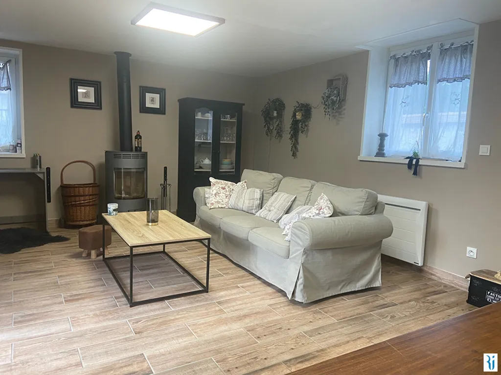 Soggiorno - 3-Bedroom House with Garden in Ailly