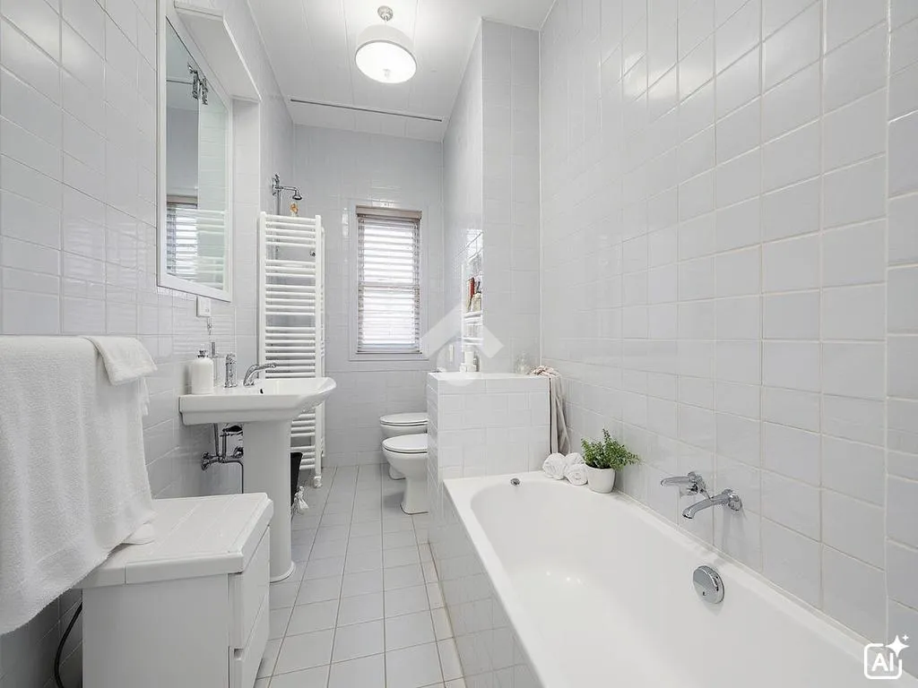 Salles de bain - 4-Bedroom Apartment with Balcony in Palermo