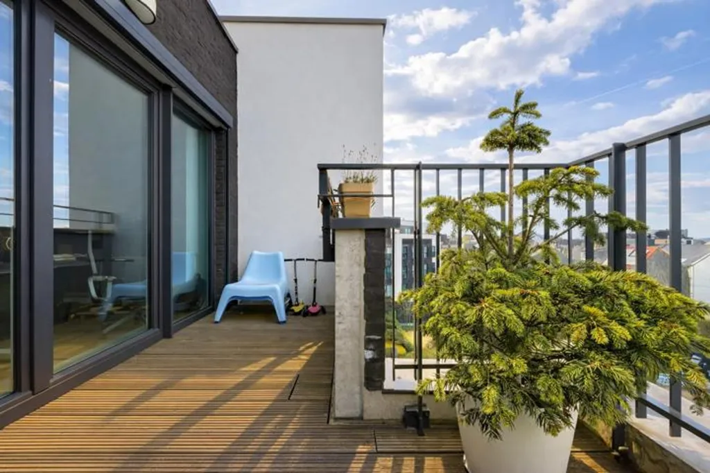 Terrasse - Penthouse avec Terrasse Panoramique à Evere