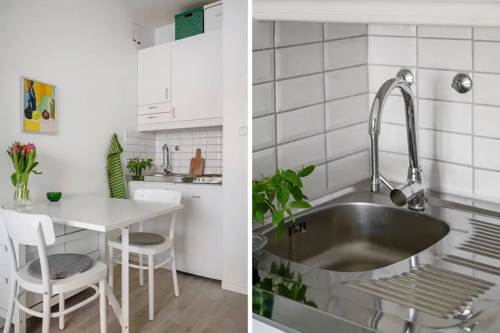 Cuisine - Flat with Park View in Malmö's Slottstaden