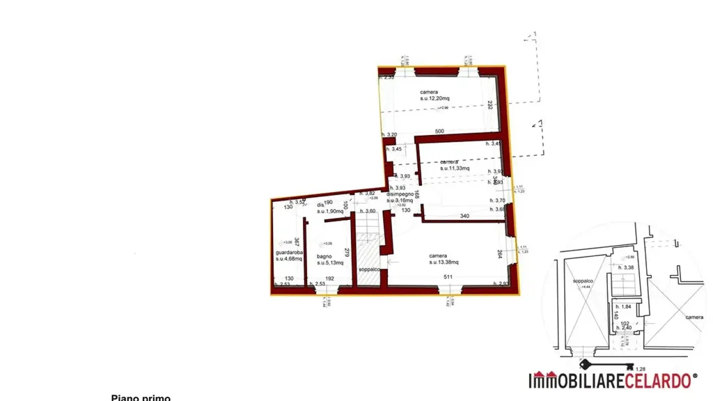Plan - Rustic Villa with Panoramic Views in Poggibonsi
