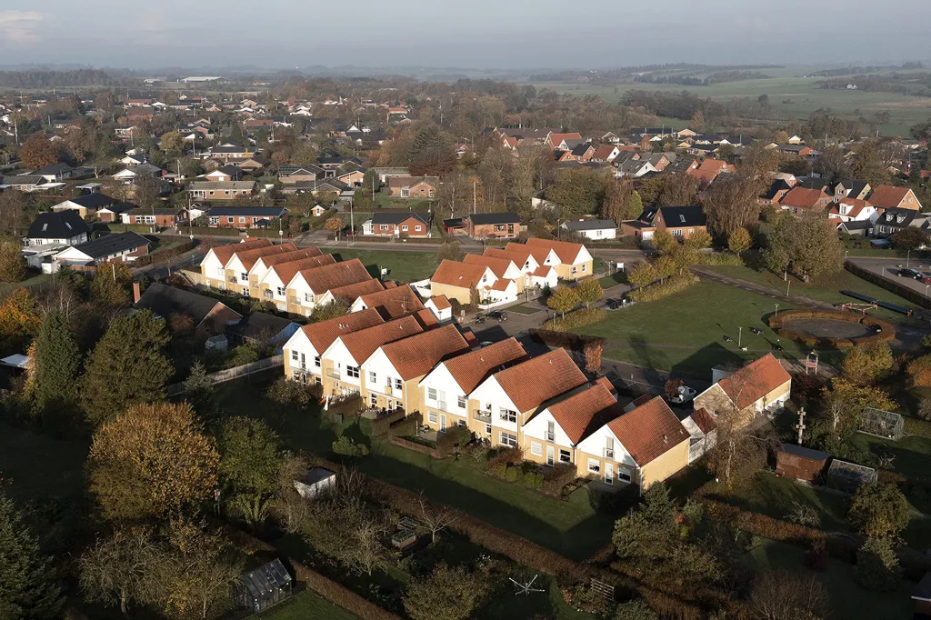 Vue aérienne - 3-Bed Apartment with Community in Stoholm Jyll