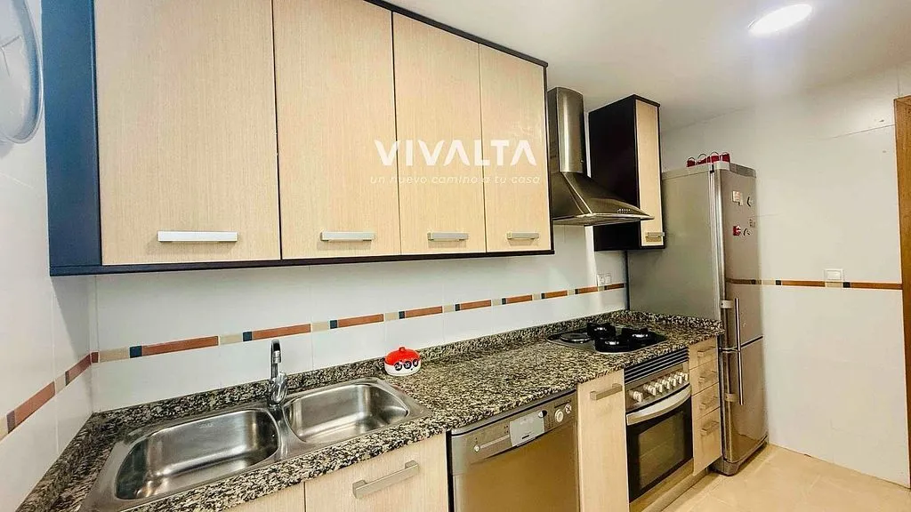Kitchen - Modern Flat with Sea View in El Grau