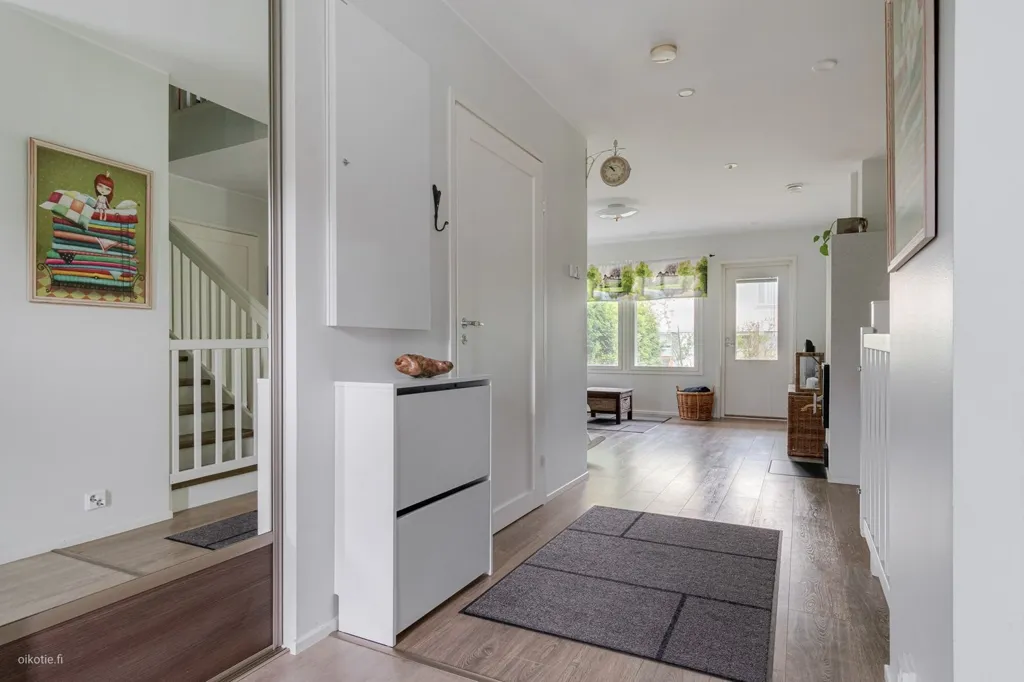 Hallway - Modernised Detached House with Sauna in Hämeenlinna