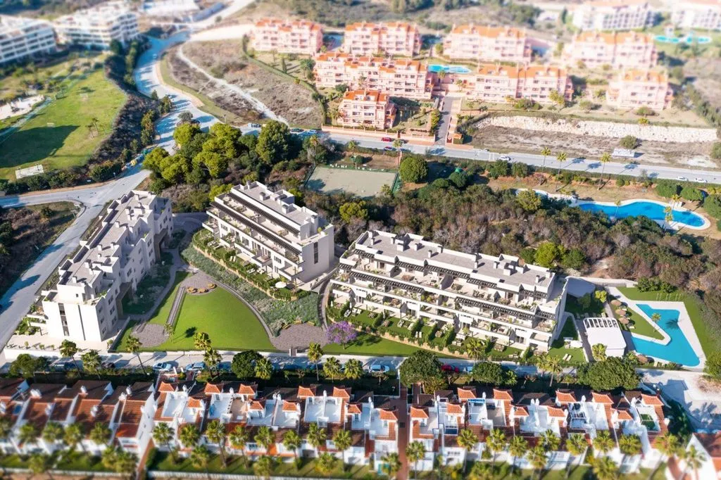 Vue aérienne - Luxury Flat with Sea View in Mijas