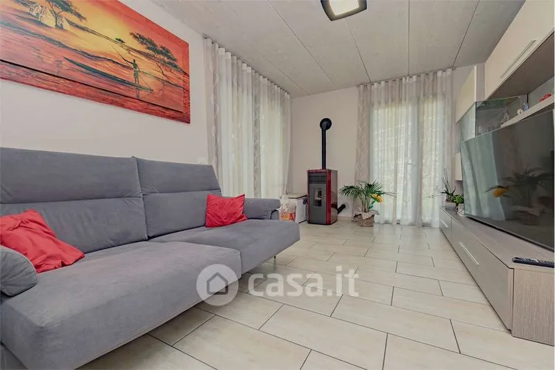 Séjour - Apartment with Garden and Valley View in Châtillon