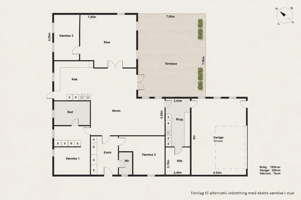 Plan - Brick Villa near Forest in Hjallerup