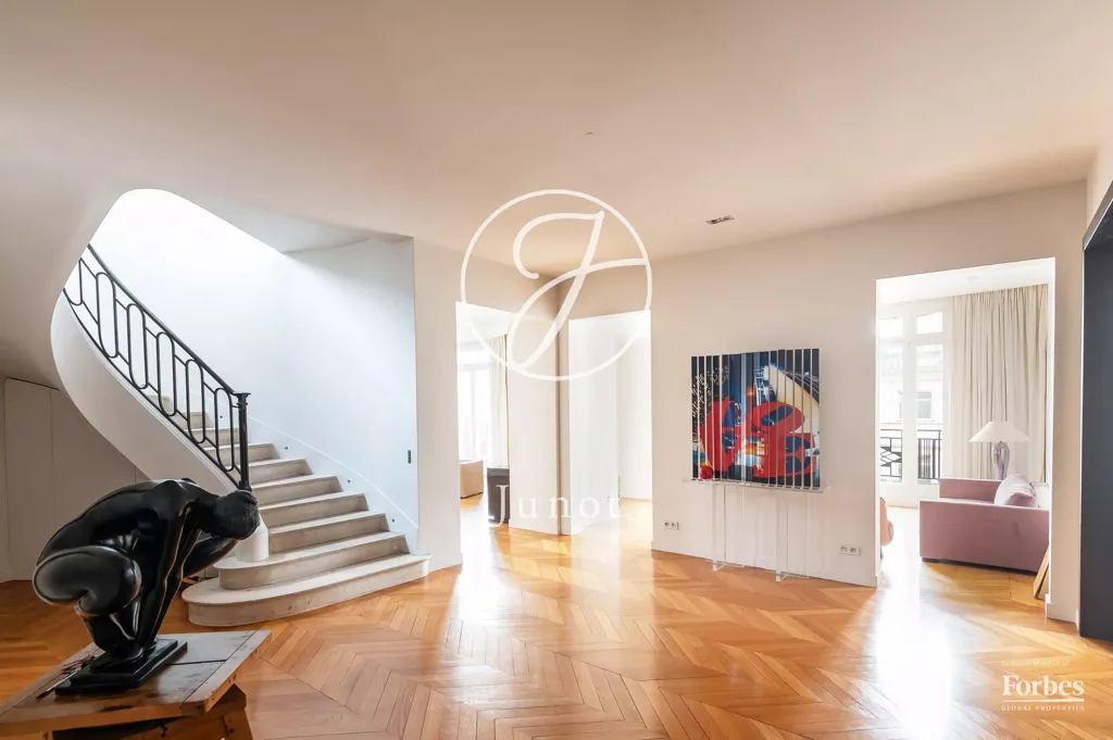 Séjour - Appartement Duplex avec Terrasses à Paris 16e