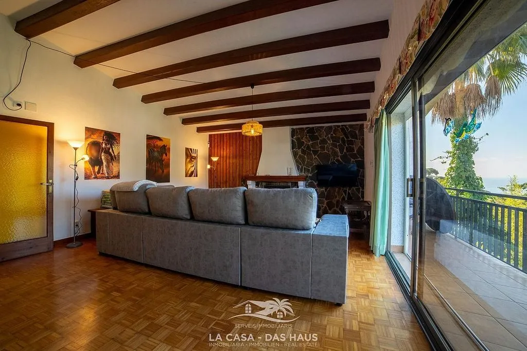 Séjour - Chalet with Sea View and Pool in Serra Brava