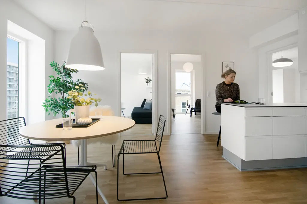 Cucina - Modern Flat with Balcony in Brabrand