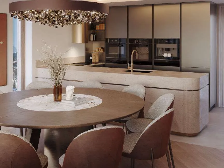 Söögituba - Luxury Chalet with Panoramic Views in Courchevel