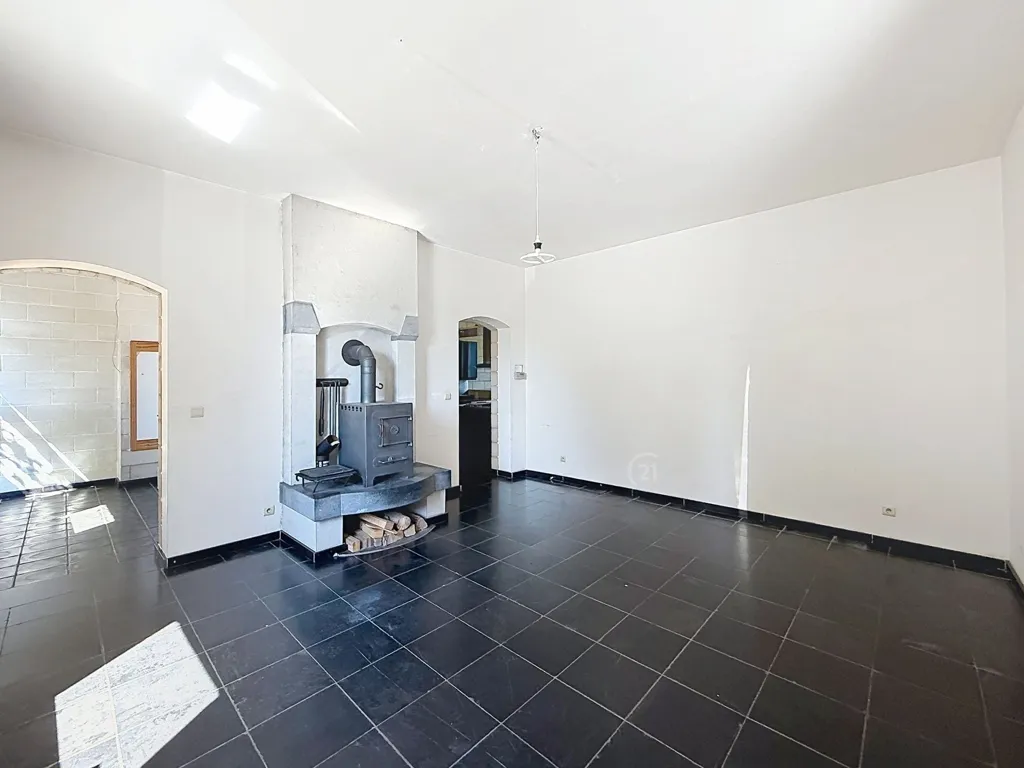 Séjour - Maison de Caractère avec Grange à Bossière, Mettet