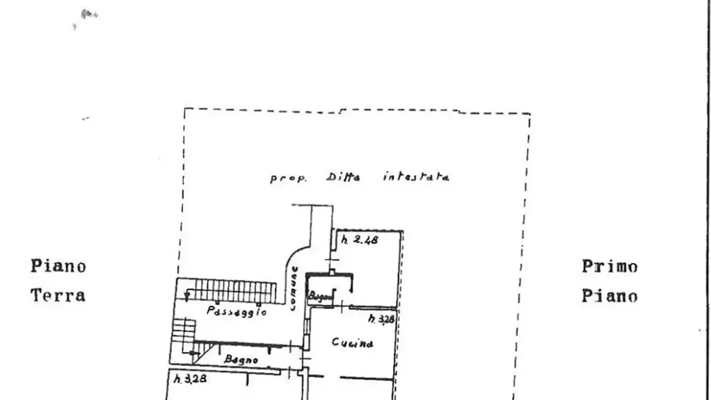 Floor Plan - First-Floor Apartment with Two Balconies in Faenza