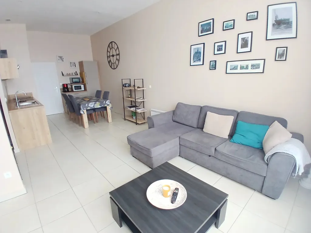 Séjour - Appartement en RDC avec Jardinet à Berck/Plage