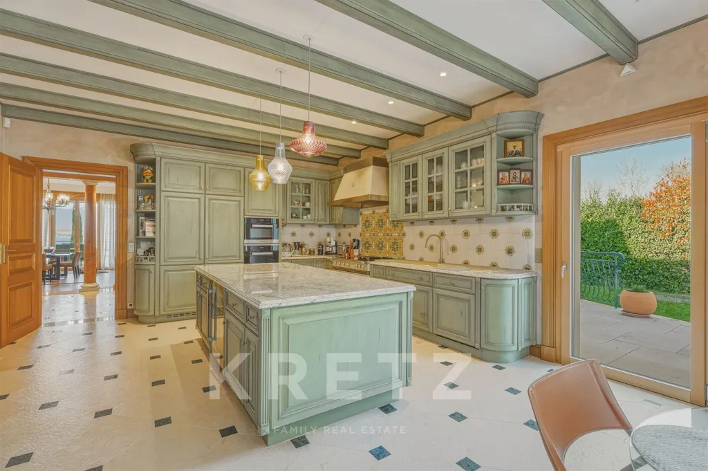 Cuisine - Villa Moderne avec Vue Lac à Chens-sur-Léman