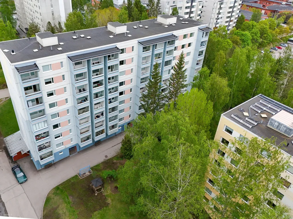 Vue aérienne - Spacious Apartment with West-Facing Balcony in Tampere