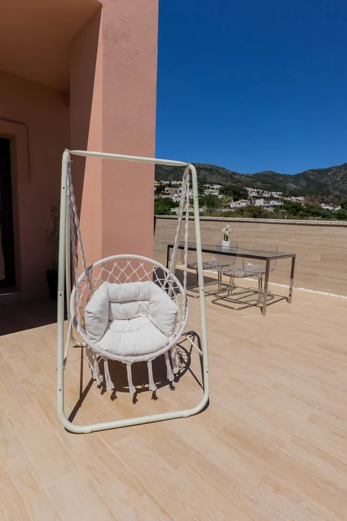 Terrasse - Corner Chalet with Sea View in Benalmádena