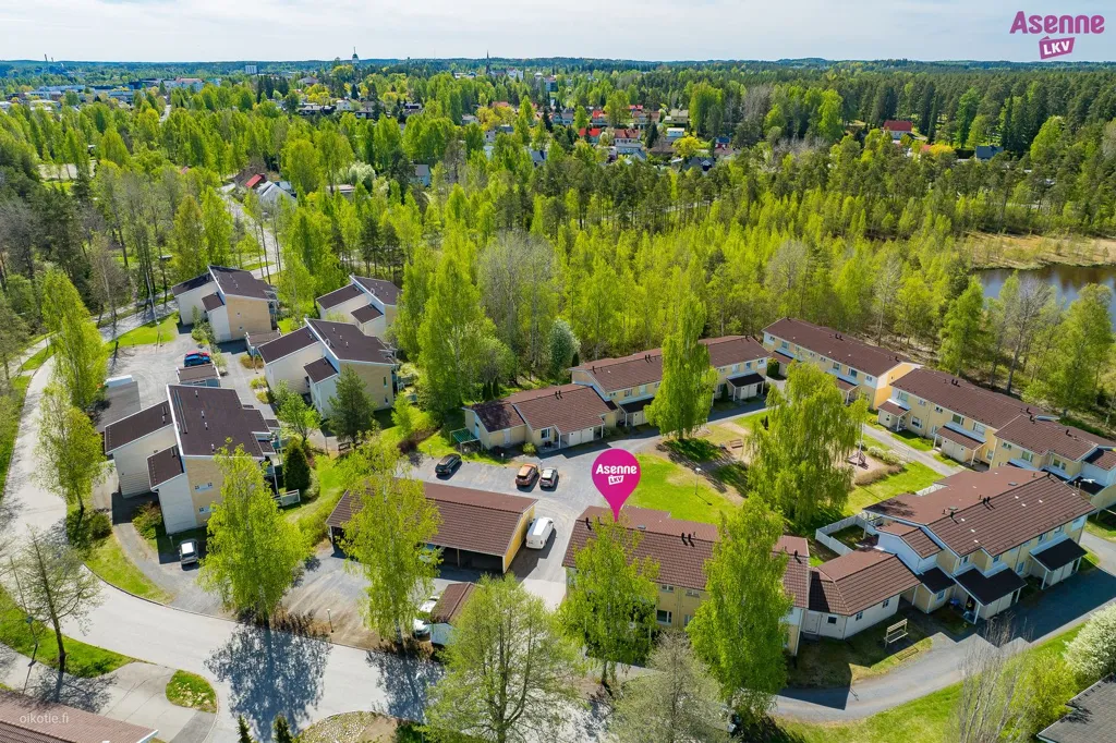 Vue aérienne - Modernised Apartment with Sauna in Emola, Mikkeli