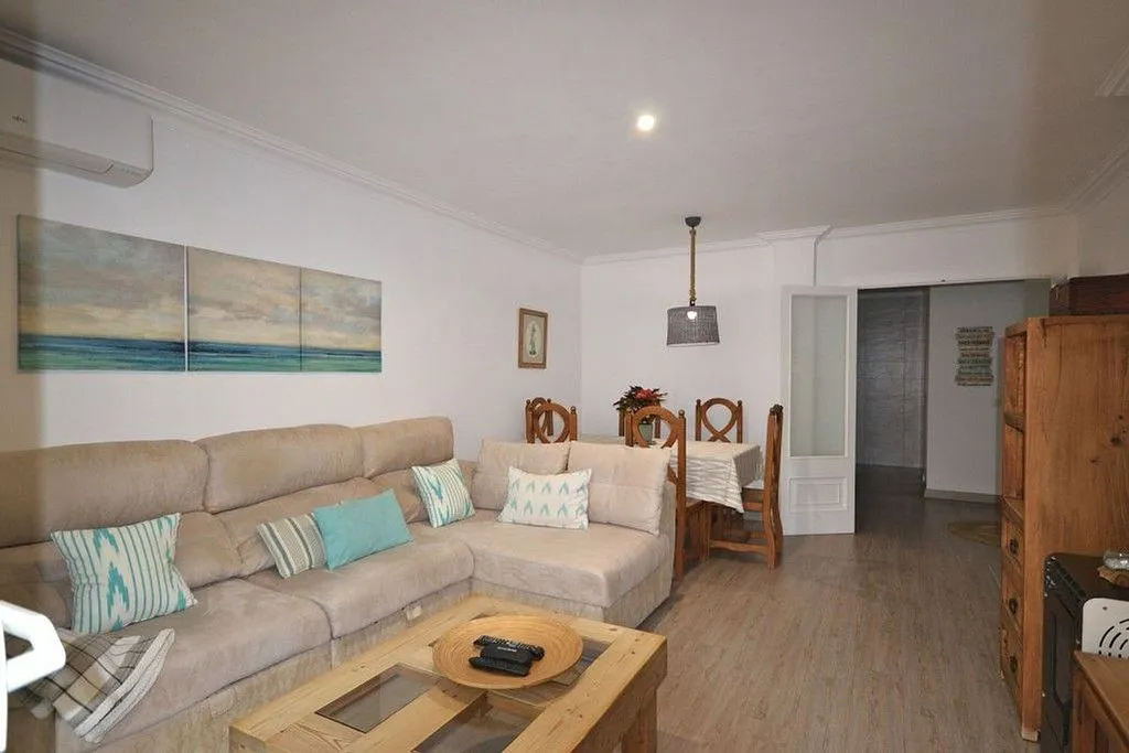 Living Room - Renovated Apartment with Balcony in Puerto Pollensa