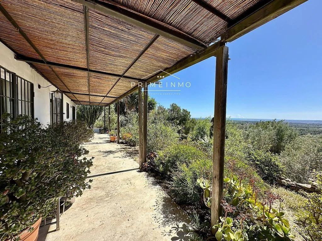 Terrasse - Rustic Estate with Pool and Sea Views near l'Ampolla