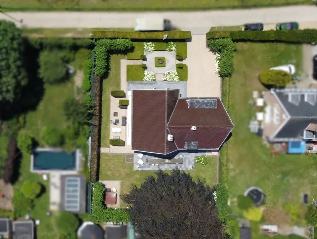 Õhuvaade - House with 60 m² Terrace in Herent