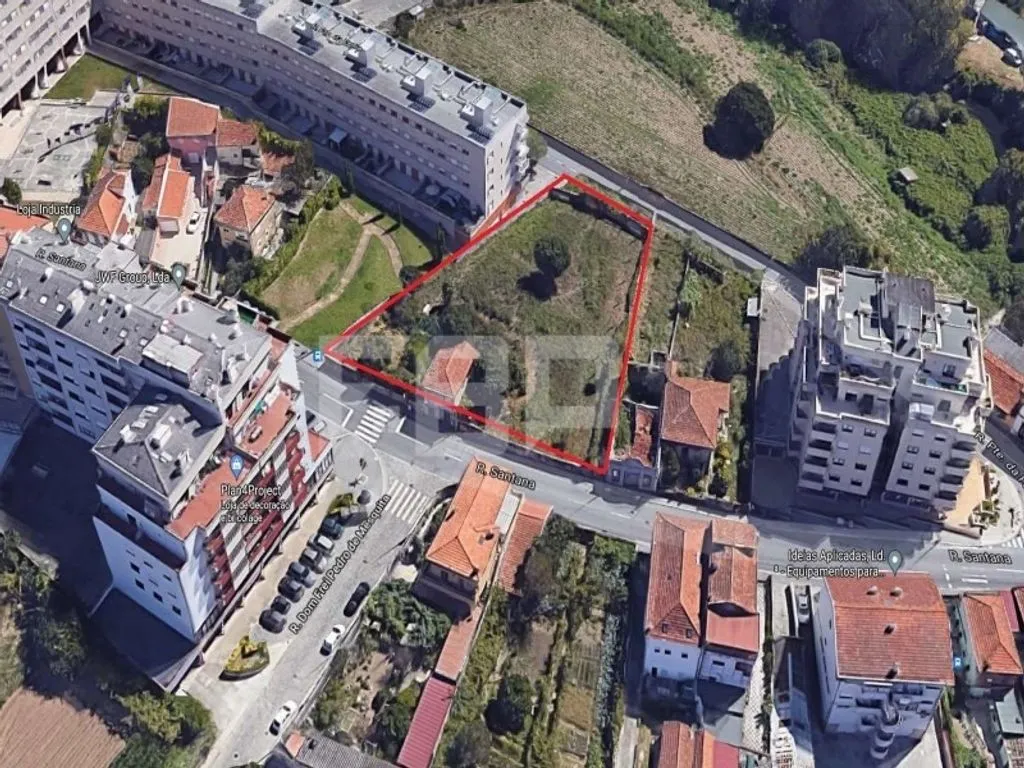 Õhuvaade - Buildable Plot with Dual Frontages in Matosinhos