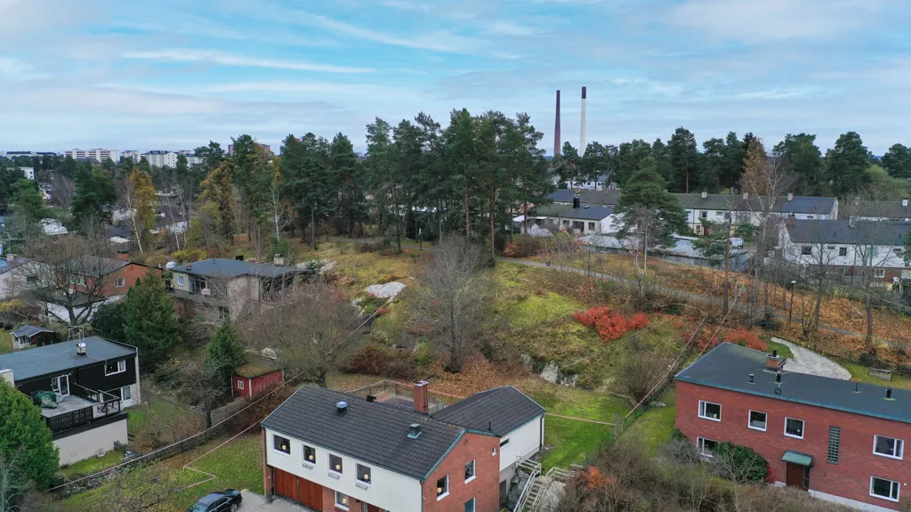 Vue aérienne - Plot with Scenic View in Hässelby Södra Villastad
