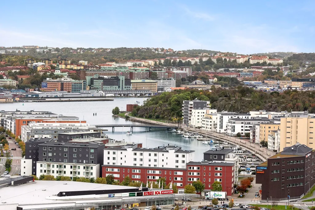 Õhuvaade - Apartment with Large Balcony in Centrala Hisingen