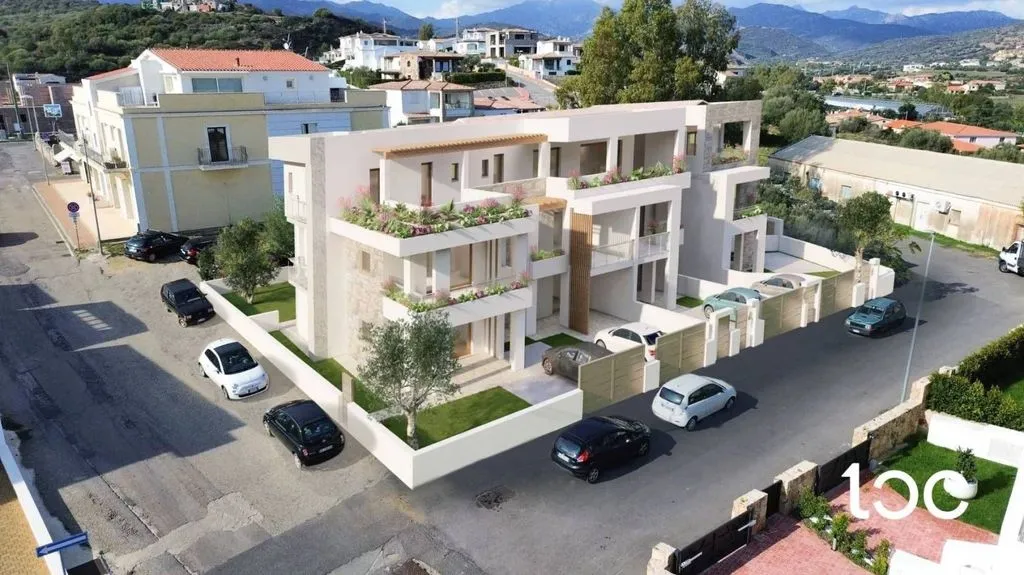 Aerial - Luxury Penthouse with Sea View in Budoni