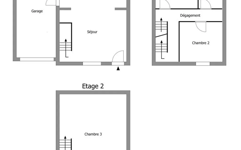 Plaan - Triplex with Garden in Bouleurs