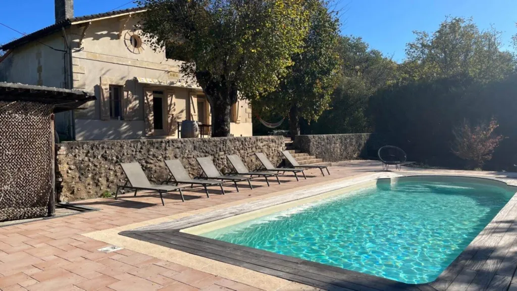 Bassein - Character House with Pool near Créon