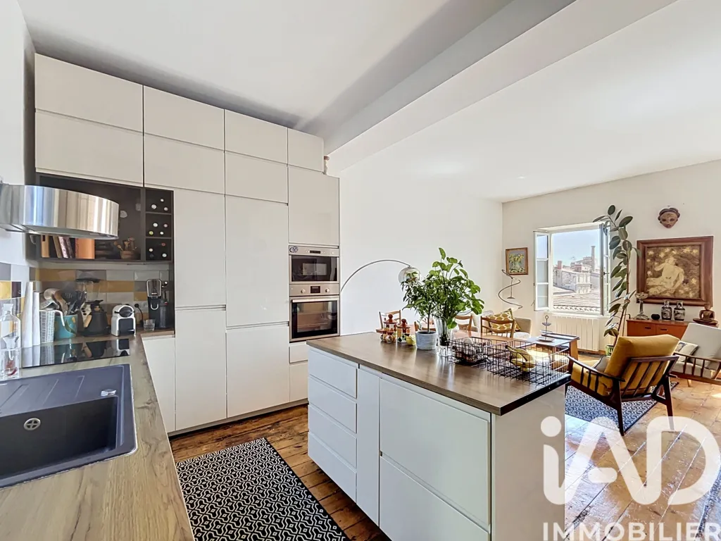 Kitchen - Duplex Apartment with River View in Bordeaux