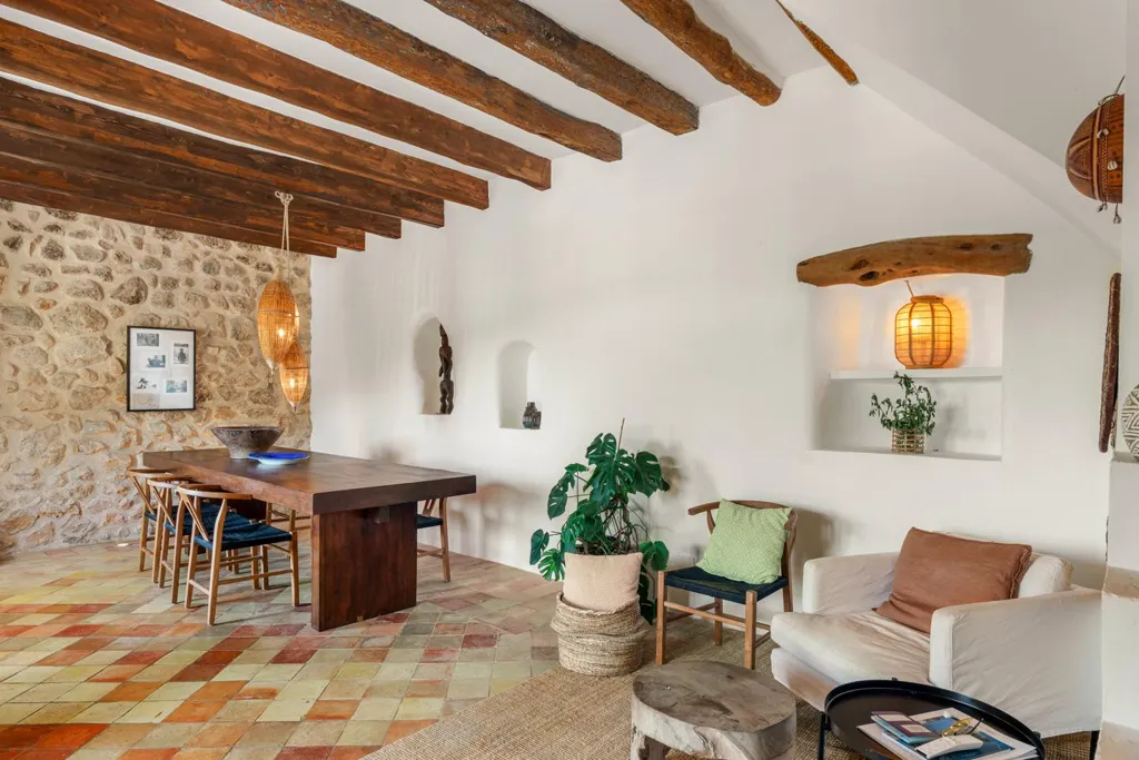 Sala da pranzo - Rustic Finca with Pool in Sa Coma Freda, Andratx