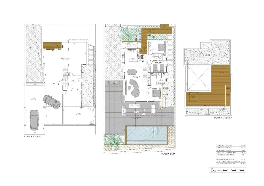 Floor Plan - New Build Villa with Pool in Algorfa
