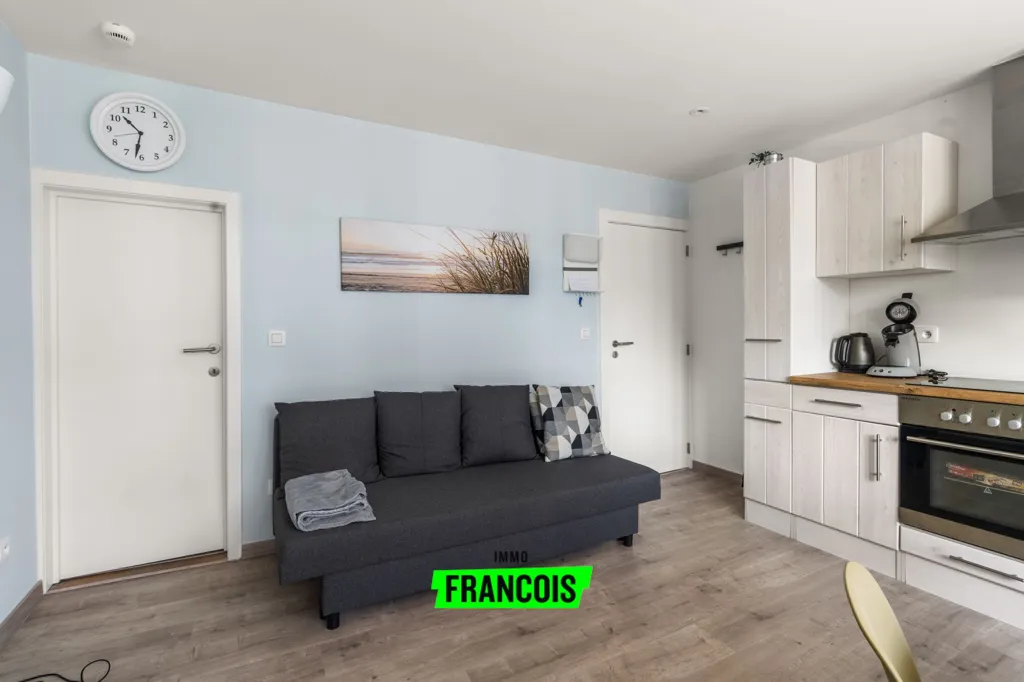 Köök - One-Bedroom Apartment with Seafront Access in Middelkerke