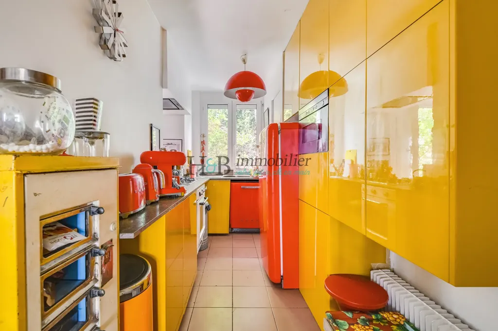 Cuisine - Duplex Familial avec Terrasse et Jacuzzi à La Villette