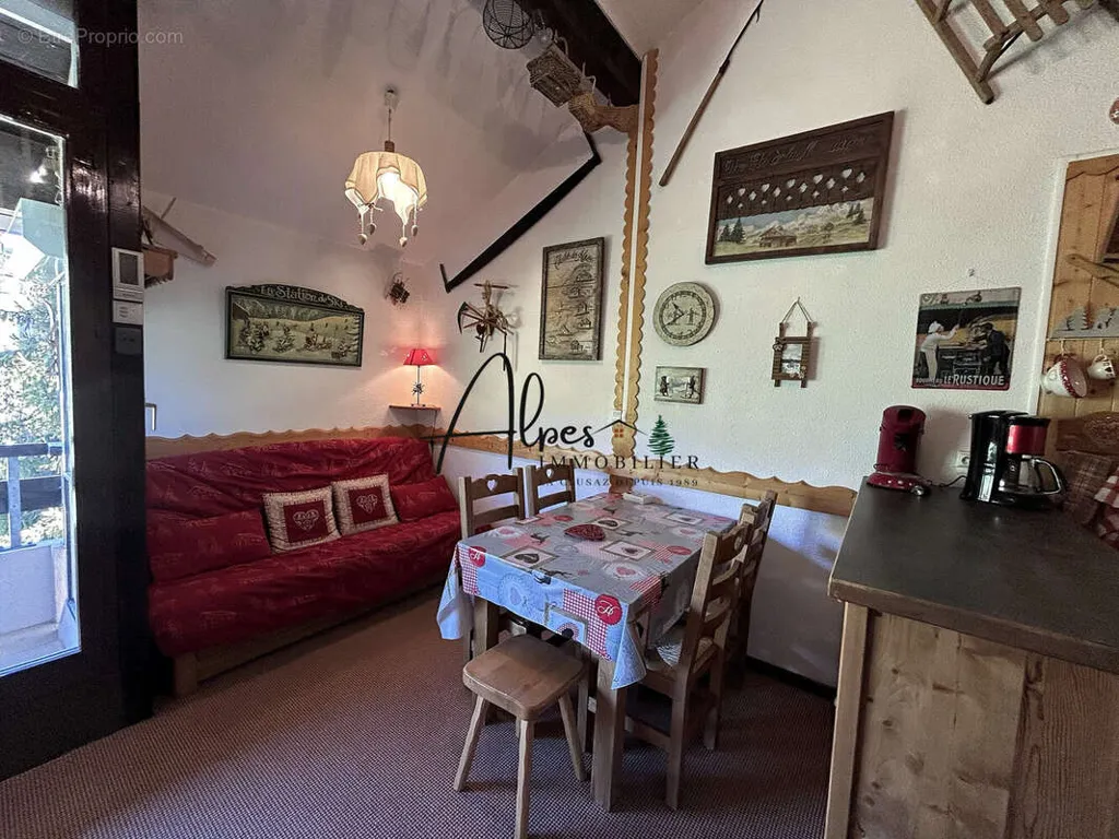 Sala da pranzo - Duplex Apartment with Ski View in Manigod