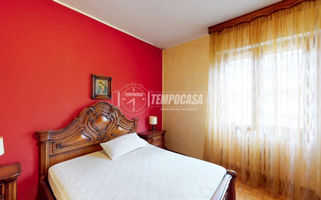 Bedrooms - Four-Room Apartment with Balcony in Paullo