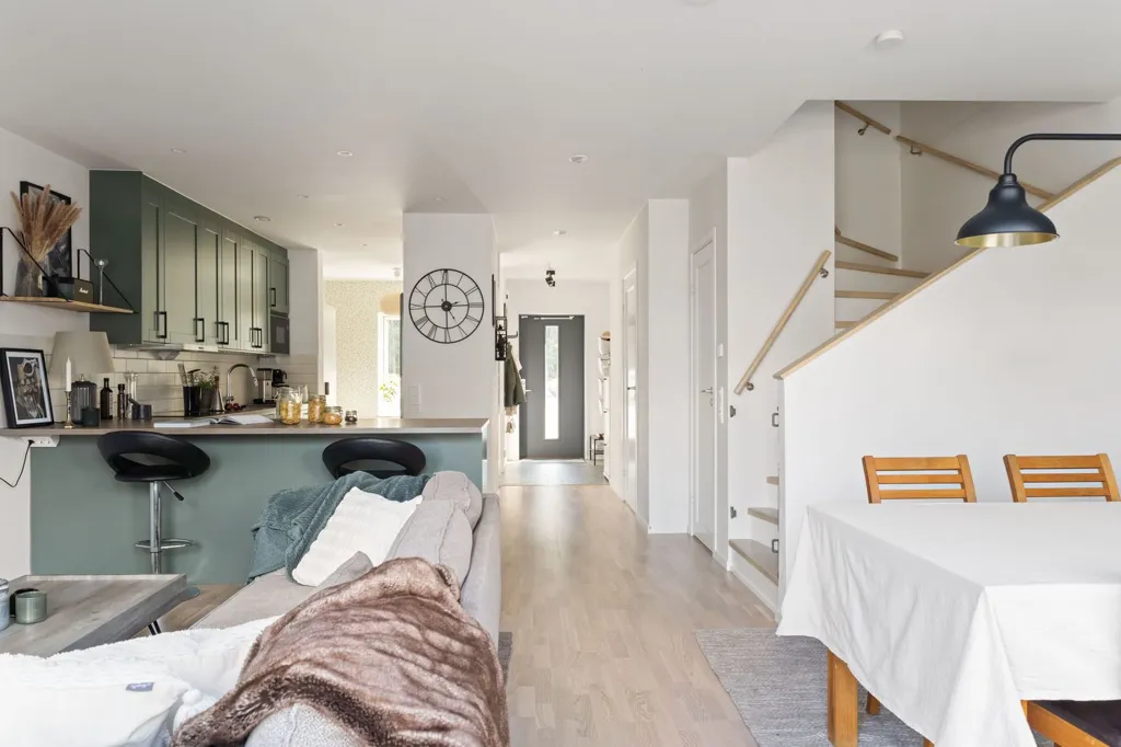 Séjour - Modern Apartment with Garden in Ytterby