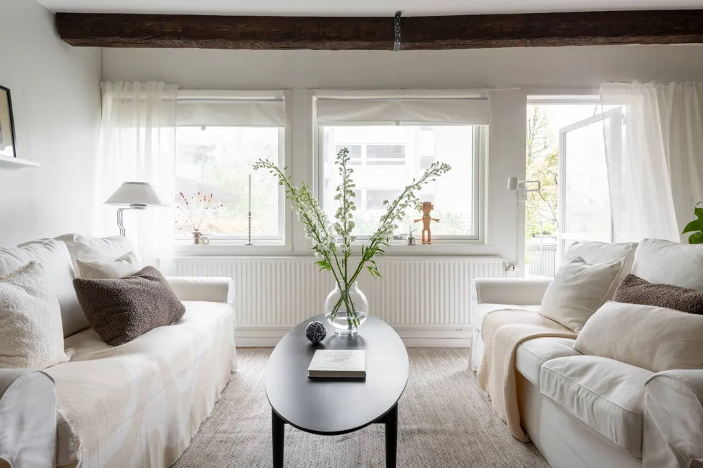 Séjour - Apartment with Balcony in Stockholm