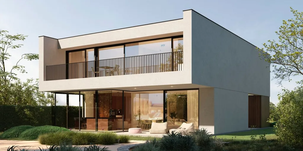Contemporary Villa with Garden in Moorsel