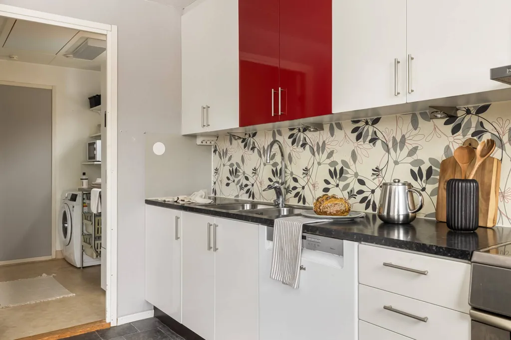 Cucina - Apartment with Upper Floor in Östra Porten