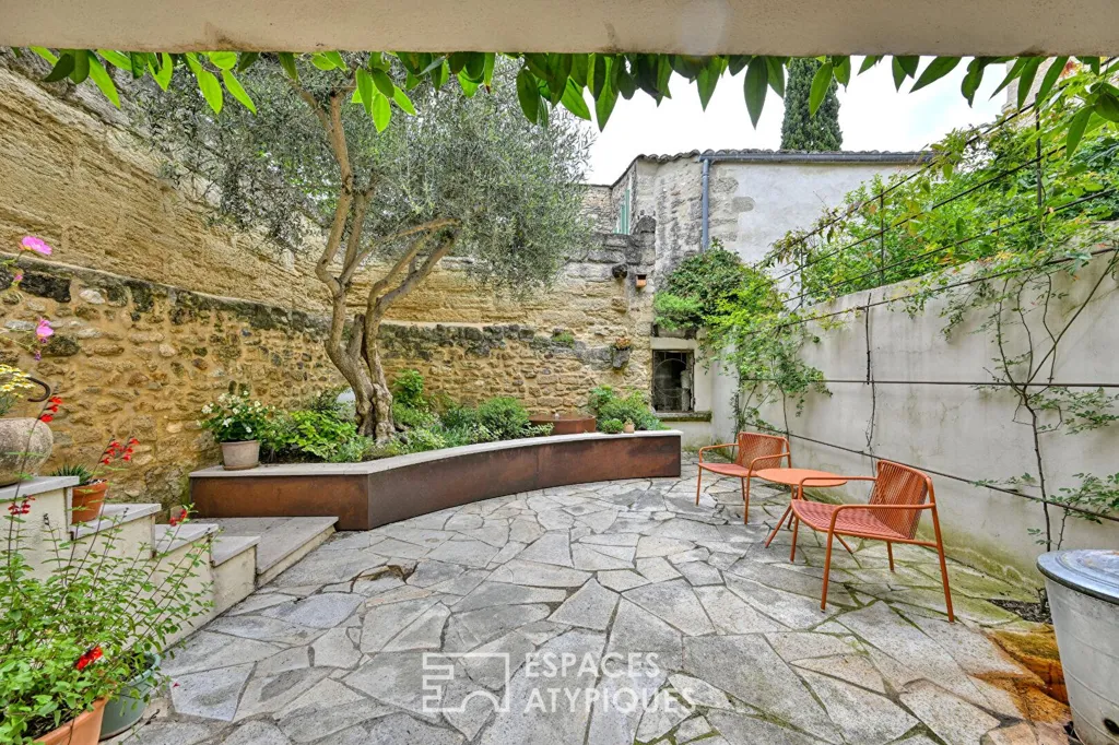 Jardin - Maison de Caractère avec Terrasses au Centre d'Uzès