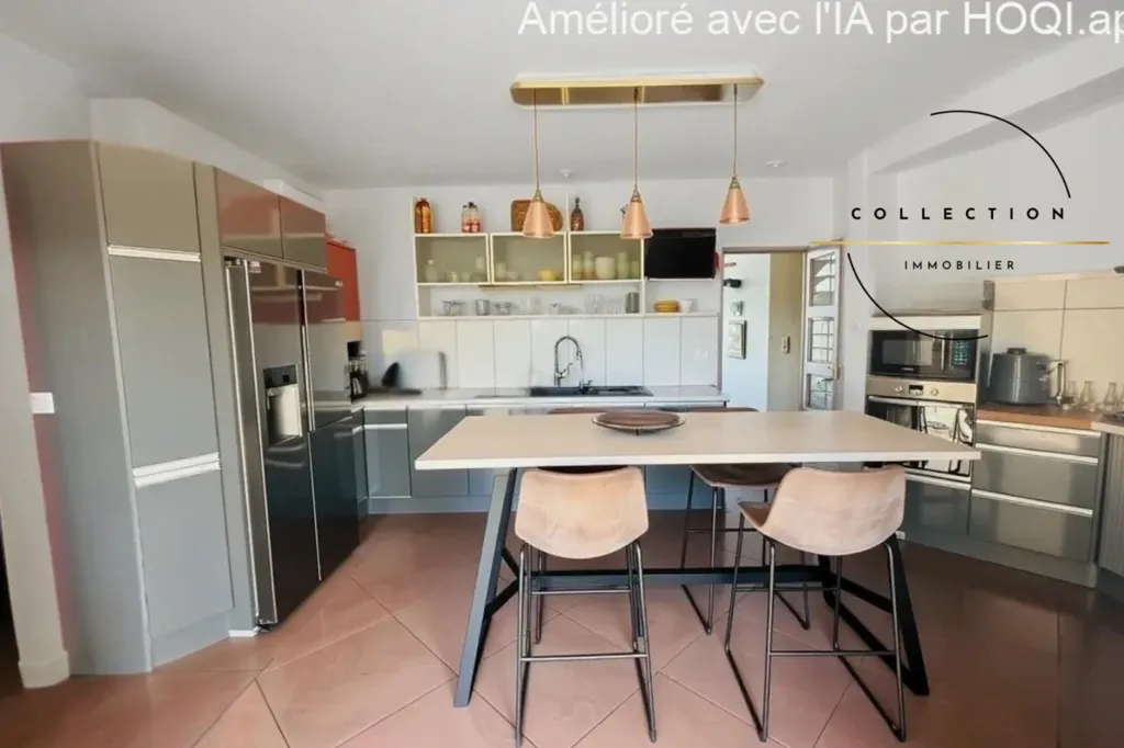 Cucina - Contemporary Villa with Pool in Grabels
