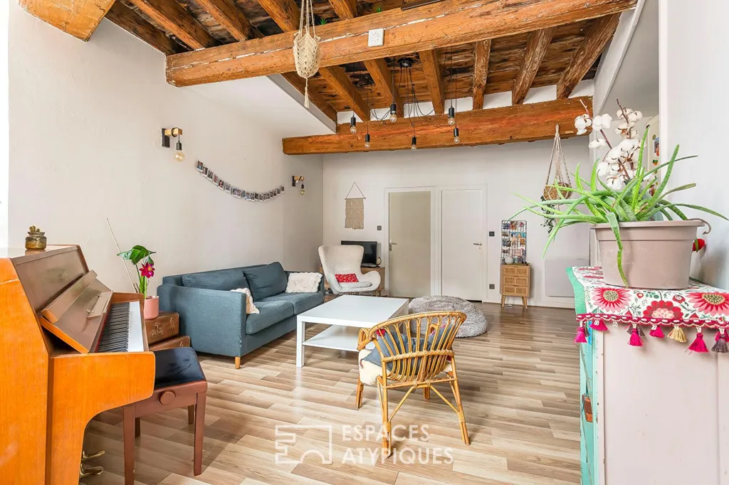 Soggiorno - Charming Flat with River View in Lyon