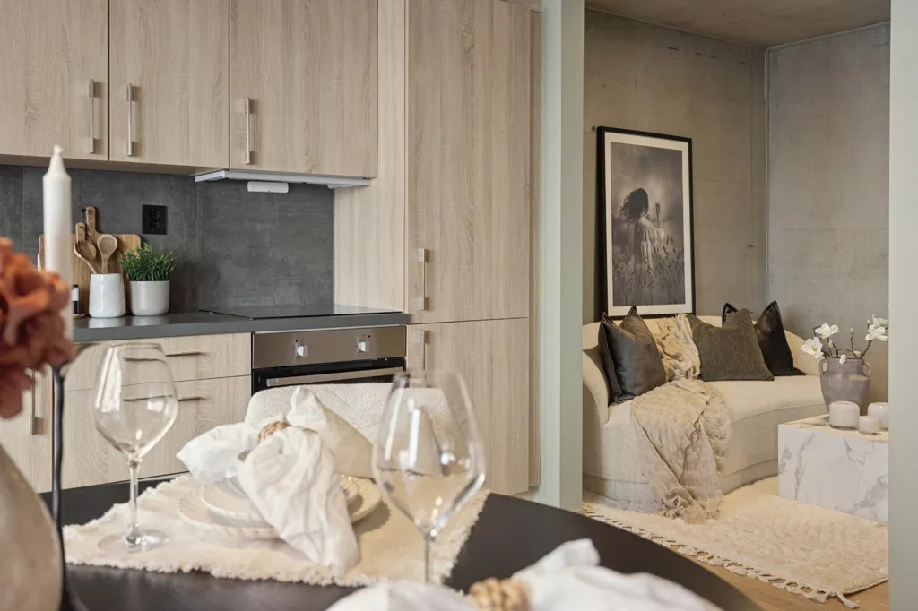 Salle à manger - Modern 2-Bedroom Flat with Lift in Trondheim