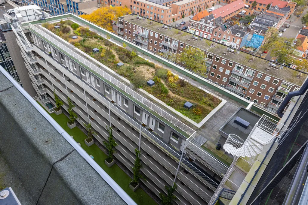 Vue aérienne - Studio Apartment with Balcony in Rotterdam Vreewijk