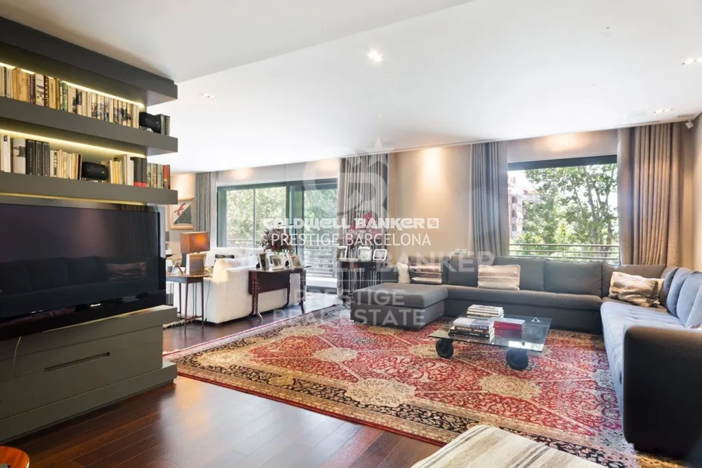 Soggiorno - Luxury Flat with Terrace in Sarria, Barcelona