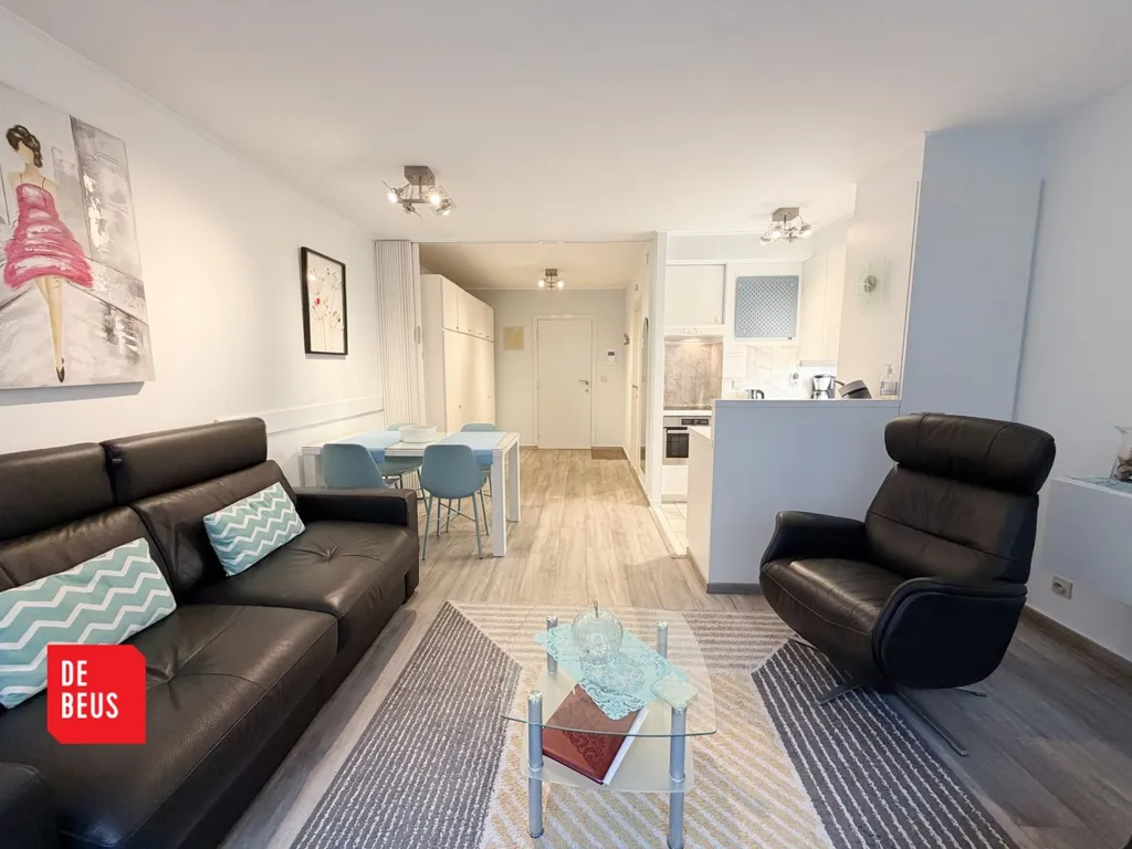 Séjour - Studio Lumineux près de la Mer à Ostende