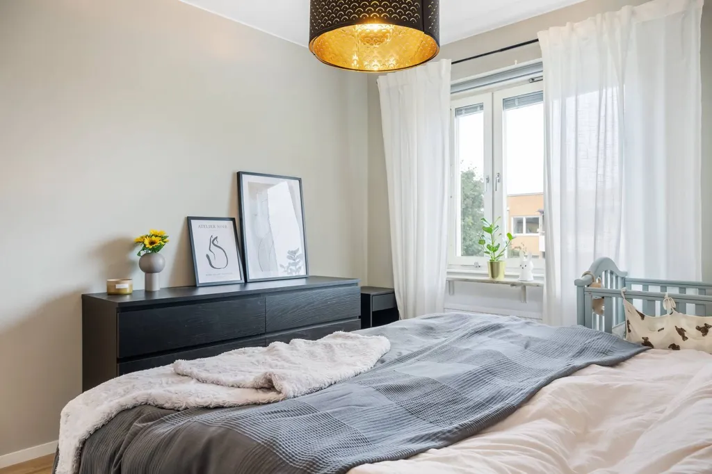Camere da letto - Renovated Flat with Balcony in Norrköping